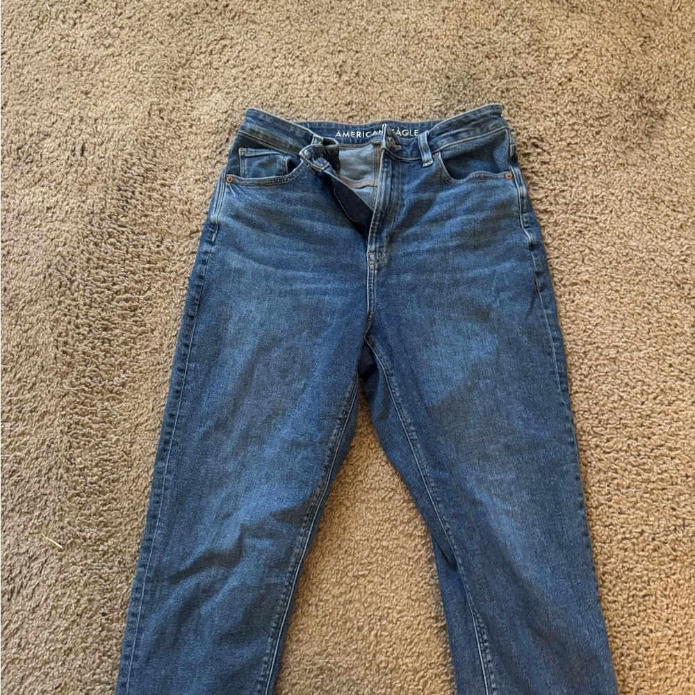 American Eagle Outfitters High Rise Blue Jeans
